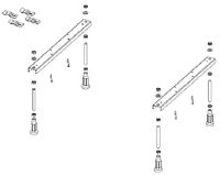 Ножки UNIVERSAL RIHO арт-207093 — фото 1, Комплектующие