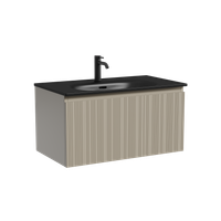 Тумба подвесная SANCOS Code 785х453х400, c одним ящиком оснащенным доводчиками, цвет серая платина , арт. CD80GP — фото 6, Комоды и тумбы для ванной комнаты