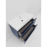 Тумба под раковину подвесная La Fenice Elba TWIN , синяя арт-FNC-01-ELB-BG-80-2 — фото 5, Тумбы под раковину