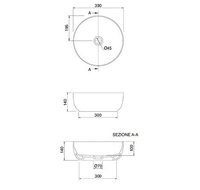 Товар: Раковина Scarabeo GLAM накладная без перелива без отверстий цвет розовый матовый арт-1807 54 - фото 4 Раковина Scarabeo GLAM накладная без перелива без отверстий цвет розовый матовый арт-1807 54 — фото 4, Раковины накладные
