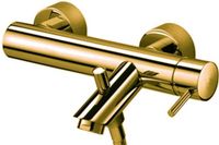 Смеситель для ванны Paffoni Light медовое золото арт-LIG022HG — фото 2, Смеситель для ванны