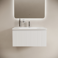 Тумба подвесная SANCOS Code 785х453х400, c одним ящиком оснащенным доводчиками, цвет белый , арт. арт-CD80W — фото 1, Тумбы под раковину