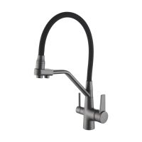 Смеситель для кухни Rose , пепельный арт-R558Y — фото 1, Смесители для кухни