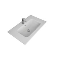 ЭЙФОРИЯ, 80 см, мебельный умывальник, керамический, Dreja арт-640177 — фото 3, Раковины подвесные