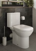 Товар: DEBBA ROUND Чаша унитаза напольного c безободковым смывом, двойной выпуск, белая. ROCA 734299P00Y - фото 9 DEBBA ROUND Чаша унитаза напольного c безободковым смывом, двойной выпуск, белая. ROCA 734299P00Y — фото 9, Напольные унитазы