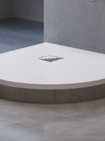 Товар: Душевой поддон полукруглый RGW ST/R-W 900x900, белый, каменный, арт-16153099-01 - фото 7 Душевой поддон полукруглый RGW ST/R-W 900x900, белый, каменный, арт-16153099-01 — фото 7, Душевые поддоны из искусственного камня