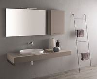 Раковина GLOBO T-EDGE полувстраиваемая без отверстий цвет белый арт-B6O61BI — фото 2, Раковины накладные