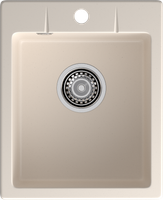 GRANFEST Мойка URBAN 240 1-чаша 400*490мм белый арт.GF-UR- арт-240 белый — фото 2, Кухонные мойки