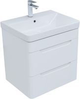 Тумба под раковину Aquanet София 60 белый глянец (2 ящика) арт-00288905 — фото 9, Тумбы под раковину