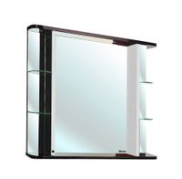 Рио-90 зеркало с ИК выкл. комбин. черное/белое (свет.) 4613615060268 — фото 1, Зеркала в ванную комнату