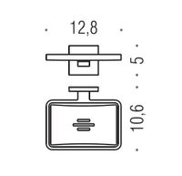 Товар: Мыльница COLOMBO DESIGN BASICQ настенная несъемная цвет черный матовый арт-B3781.NM - фото 2 Мыльница COLOMBO DESIGN BASICQ настенная несъемная цвет черный матовый арт-B3781.NM — фото 2, Мыльницы