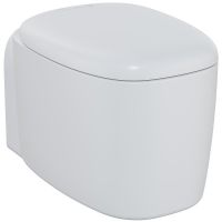 7830B401-0075 Plural Rim-Ex безободковый подвесной унитаз без сиденья белый матовый — фото 2, Подвесные унитазы