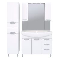 Тумба напольная ELEGANSE 105 /хром/ AQUA DE MARCO 2105CELE — фото 3, Тумбы под раковину