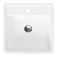 Моноблок Sigma из Solid Perfection (45см*45см*81см) /белый/ AQUA DE MARCO арт-SIGMA45_SOL — фото 5, Раковины напольные