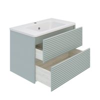 Тумба подвесная PARMA 80 /мята/ AQUA DE MARCO 2080MINTPAR — фото 3, Тумбы под раковину