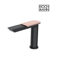 Смеситель COMO BG для раковины, черный, ручка цвет золото, BOCH MANN арт-BM10784 — фото 2, Смесители для раковины