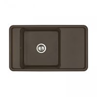 Мойка для кухни Беллис 87 870x510x250 мм, прямоуг., кофе 1A724832BS280 — фото 1, Кухонные мойки