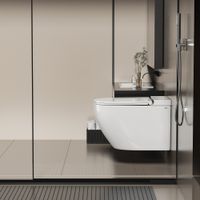 Товар: Унитаз ABBER Bequem AC1126P подвесной белый с импульсным смывом - фото 3 Унитаз ABBER Bequem AC1126P подвесной белый с импульсным смывом — фото 3, Подвесные унитазы