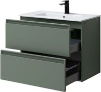 Тумба под раковину Allen Brau Eclipse 80 1.E1002.CGM олива матовый — фото 5, Тумбы под раковину