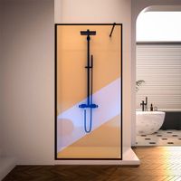 Душевая перегородка Veconi Korato KR-81BС, 700x2000, черный матовый, хамелеон KR81BC-70-09-C8 — фото 1, Душевые перегородки