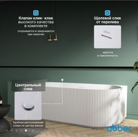 Акриловая ванна ABBER AB9329-1.7 R белая — фото 7, Акриловые ванны