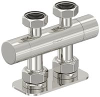 Вентиль Вентиль Сунержа 2х3/4" прямой скрытый-скрытый EU50 Без покрытия арт-00-1419-3434 — фото 3, Комплектующие для полотенцесушителей