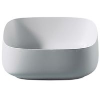 Раковина Artceram Cognac Quadro накладная без отверстий цвет белый матовый арт-COL007 05 00 — фото 1, Раковины накладные