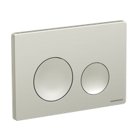 Кнопка смыва Balance, клавиши Circle, цвет брашированный никель, арт. арт-CN12-001BN — фото 2, Кнопки смыва