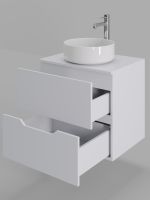 Товар: Orange Line тумба с раковиной подвесная 60 см, белый арт-Li-60TuwMDF+B09-360W - фото 6 Orange Line тумба с раковиной подвесная 60 см, белый арт-Li-60TuwMDF+B09-360W — фото 6, Тумбы с раковиной