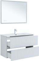 Товар: Тумба с раковиной Aquanet Джейн 100 цв.белый матовый (раковина Фортуна) 00332527 - фото 14 Тумба с раковиной Aquanet Джейн 100 цв.белый матовый (раковина Фортуна) 00332527 — фото 14, Тумбы с раковиной