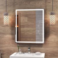 Товар: Зеркало с подсветкой VIGO Geometry Classic 600 072 - фото 2 Зеркало с подсветкой VIGO Geometry Classic 600 072 — фото 2, Зеркала в ванную комнату