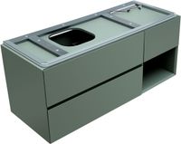 Тумба под раковину Allen Brau Infinity 120 1.21005.CGM L олива матовый — фото 8, Тумбы под раковину