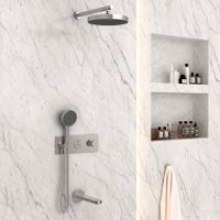 Душевой комплект Inspire встраиваемый, хром арт-VSFW-432TI3CH — фото 3, Встраиваемые душевые комплекты