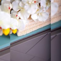 Комплект мебели для ванной Бриклаер КРИСТАЛЛ 70Z, графит/муссон — фото 8, Комплекты мебели для ванной