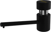 Rivelato Дозатор большой 2410100 nero арт. арт-RD-1000  nero — фото 1, Дозаторы для кухонных моек
