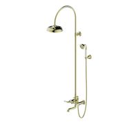 Душевая система Bravat Art , золото арт-F65193BAF-A2-RUS — фото 1, Душевые стойки