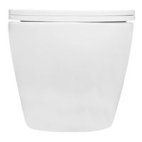 Унитаз подвесной Azario Blanco 360х490х360 безободковый, система слива "Торнадо", быстросъемное сиденье микролифт арт-AZ-9003WT — фото 9, Подвесные унитазы