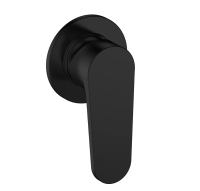 Novara Встраиваемый смеситель в комплекте с внутр. частью, цвет черый матовый арт-AQM8813MB — фото 1, Смеситель для душа