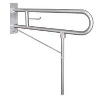 Товар: Полукруглый поручень для людей с ограниченными возможностями с дополнительным опорой, матовый. 15206.S - фото 1 Полукруглый поручень для людей с ограниченными возможностями с дополнительным опорой, матовый. 15206.S — фото 1, Поручни для ванной