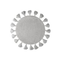 Коврик для ванной комнаты, 55 см, микрофибра, серый IDDIS арт-DTR01P5i12 — фото 1, Коврики для ванной комнаты