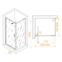 Товар: Душевой уголок RGW SV-145 900x800 703214598-11 - фото 4 Душевой уголок RGW SV-145 900x800 703214598-11 — фото 4, Душевые уголки