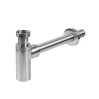 Бутылочный сифон для умывальника, матовый хром, Optima Home, IDDIS, арт-OPTBC00i84 — фото 2, Сифоны для раковины