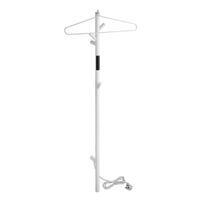 Электрический полотенцесушитель стойка мини, 30W, нержавеющая сталь, белый 704151014 — фото 1, Электрические полотенцесушители