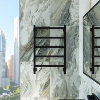 Полотенцесушитель электрический Grota Soffi K 530х800 черный Soffi K 530х800 RAL9005 EL — фото 3, Электрические полотенцесушители