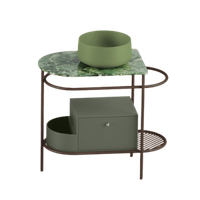 Ящик выдвижной Artceram Flair 3.0 с боковой секцией для металлической консоли цвет musk ACM037 58 — фото 1, Комплектующие для мебели в ванной