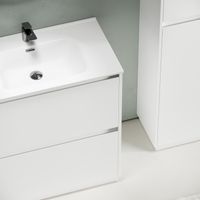 Тумба под раковину SANCOS Libra Floor напольная, 790х450х840, c двумя ящиками оснащенными доводчиками, белый глянец , арт. арт-LB80FW — фото 6, Тумбы под раковину