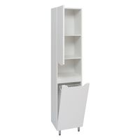 Шкаф-пенал напольный VIKTORIA 40 с корзиной /левый/ AQUA DE MARCO 3040CVIC/L — фото 4, Шкафы для ванной