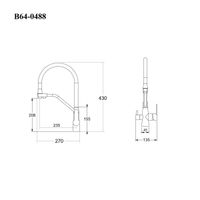 BOND Smart B64-0488 Смеситель для кухни под фильтр с краном для питьевой воды, черный матовый — фото 13, Смесители для кухни
