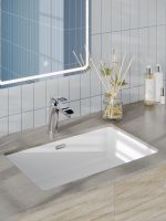 Agger Раковина встраиваемая снизу санфарфор, белый глянец арт-ASB01600 — фото 2, Раковины встраиваемые снизу