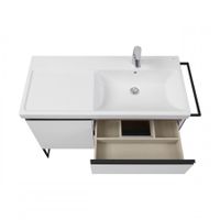 DOMI Тумба под раковину Gap Plus 100, 2 ящ., 1 дв., белый глянец, правая, ROCA арт-7857627806 — фото 8, Тумбы под раковину